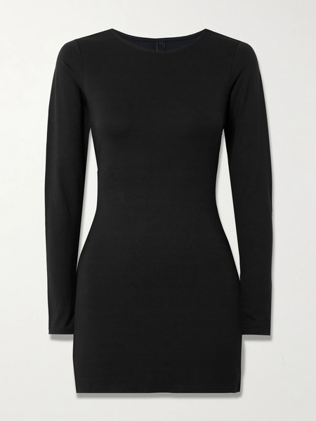  Skims Skims - Smooth Layers Crewneck Mini Dress - Obsidian 