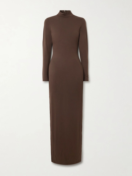 Skims Skims - Smooth Layers Turtleneck Long Dress - Espresso 