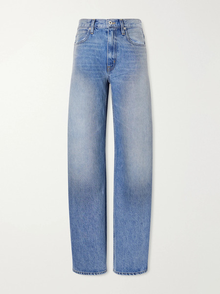  Slvrlake Slvrlake - Cassie High-rise Wide-leg Jeans - Mid Denim 