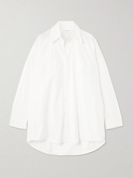  Slvrlake Slvrlake - Cocoon Cotton-poplin Shirt - White 