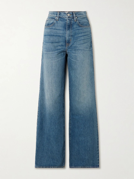  Slvrlake Slvrlake - Eva High-rise Wide-leg Organic Jeans - Mid Denim 