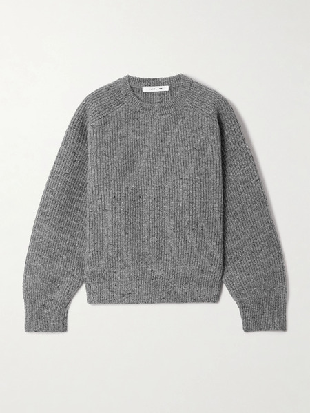  Slvrlake Slvrlake - Florence Ribbed Merino Wool Sweater - Gray 