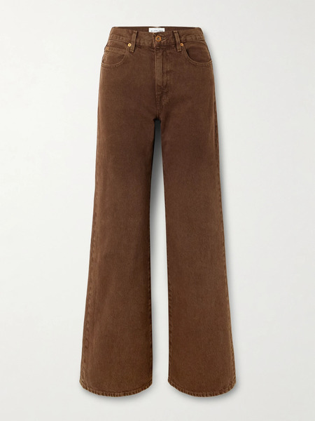  Slvrlake Slvrlake - Grace High-rise Wide-leg Jeans - Brown 