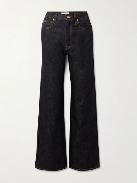  Slvrlake Slvrlake - Grace High-rise Wide-leg Jeans - Dark Denim 