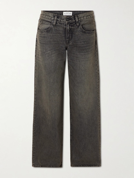  Slvrlake Slvrlake - Lexi Low-rise Wide-leg Jeans - Dark Denim 