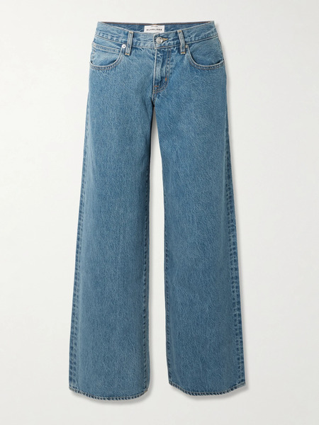  Slvrlake Slvrlake - Lexi Low-rise Wide-leg Jeans - Dark Denim 