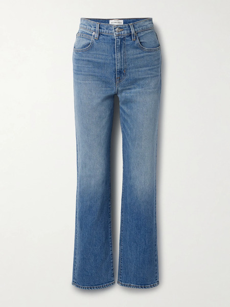  Slvrlake Slvrlake - London High-rise Straight-leg Organic Jeans - Mid Denim 