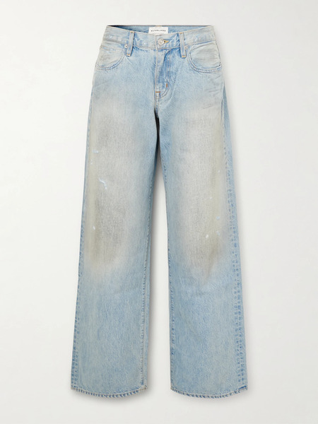  Slvrlake Slvrlake - Mica High-rise Wide-leg Jeans - Mid Denim 