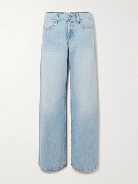  Slvrlake Slvrlake - Mica Low-rise Wide-leg Jeans - Light Denim 