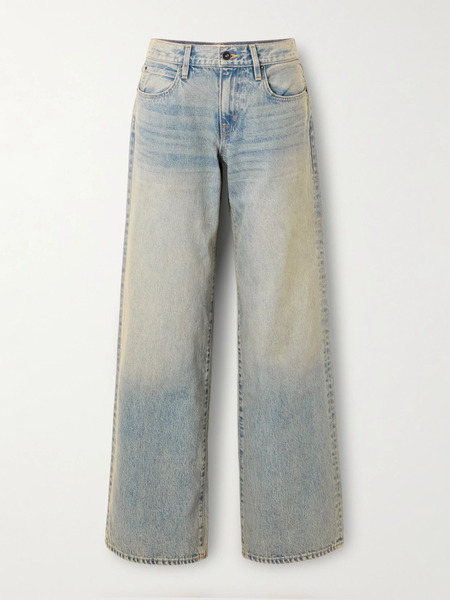  Slvrlake Slvrlake - Mica Low-rise Wide-leg Jeans - Light Denim 