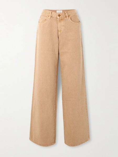  Slvrlake Slvrlake - Mica Low-rise Wide-leg Organic Jeans - Brown 