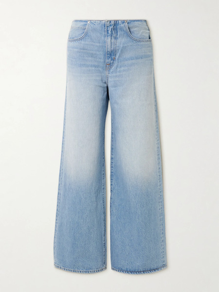  Slvrlake Slvrlake - Naomi High-rise Wide-leg Jeans - Mid Denim 