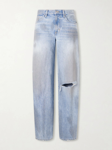  Slvrlake Slvrlake - Tess Long Distressed Boyfriend Jeans - Blue 
