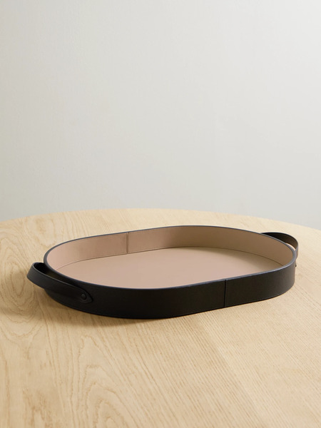  Smythson Smythson - Panama Leather Tray - Black 