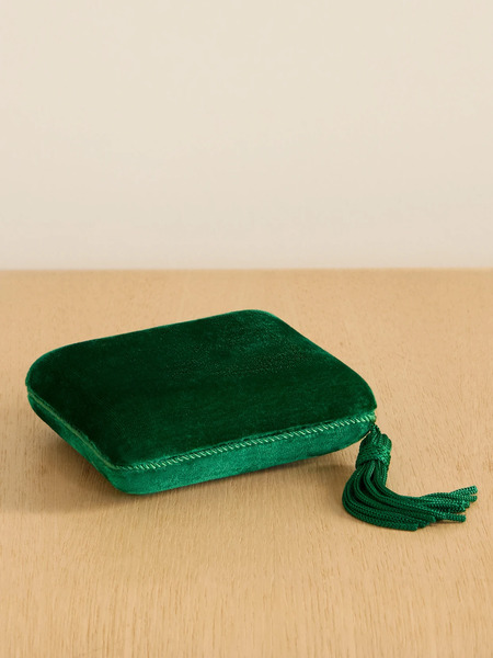  Sophie Bille Brahe Sophie Bille Brahe - Velvet Jewelry Box - Emerald 