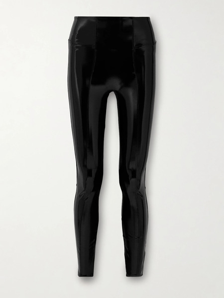 Spanx Spanx - Patent Leather-like Leggings - Black 
