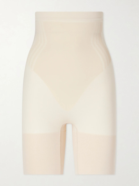  Spanx Spanx - Spanxsculpt™ Gofigure High-waisted Mid-thigh Shorts - Beige 