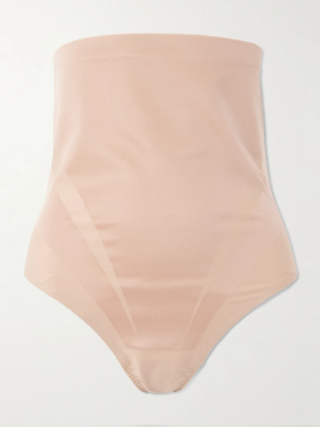  Spanx Spanx - Spanxsculpt™ Seamless Power High-waisted Stretch Thong - Beige 