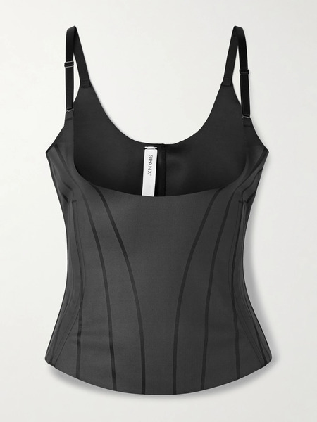  Spanx Spanx - Spanxsupersculpt™ Totalcontour Open-bust Camisole - Black 