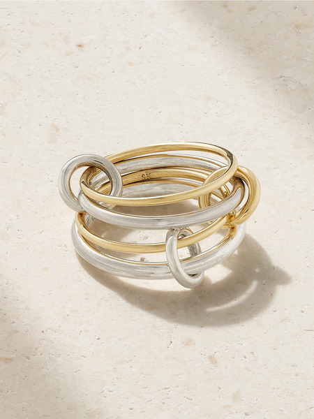  Spinelli Kilcollin Spinelli Kilcollin - Pisces 18-karat Gold And Sterling Silver Ring - 5 