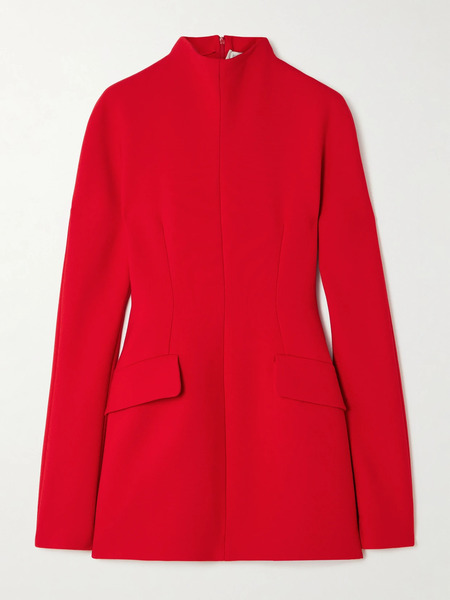  Sportmax Sportmax - Tefrite Stretch-twill Mini Dress - Red 