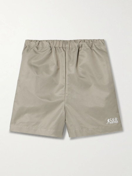  Sporty & Rich Sporty & Rich - Shell Shorts - Mushroom 