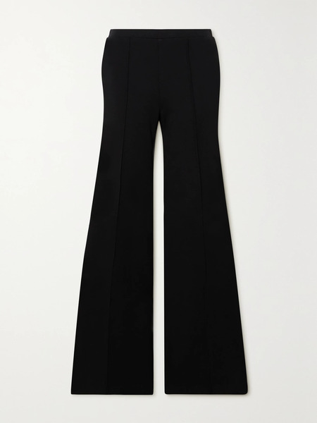  Sprwmn Sprwmn - Ultra Flare Stretch-knit Flared Leggings - Black 