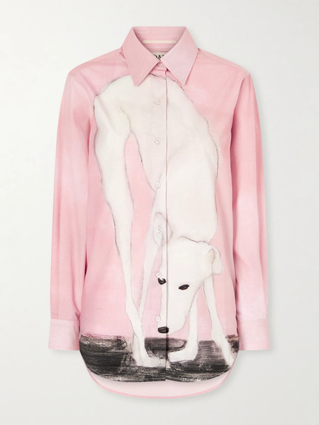  S.s. Daley S.s. Daley - Lurcher Printed Cotton-poplin Shirt - Pink 