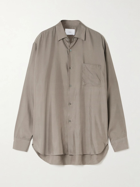  Ssstein Ssstein - Twill Shirt - Taupe 