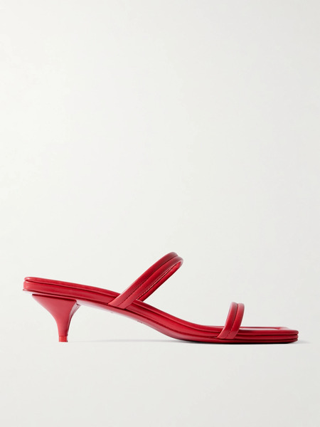  St. Agni St. Agni - Leather Sandals - Red 