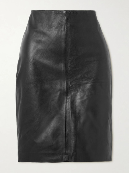  St. Agni St. Agni - Leather Skirt - Black 