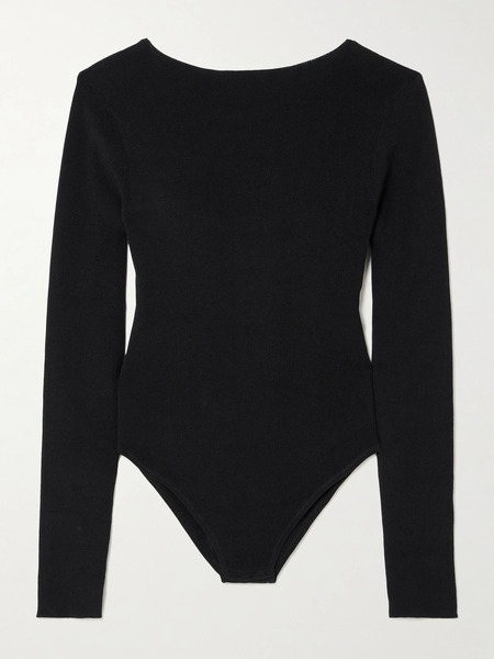  St. Agni St. Agni - Tencel™ Lyocell-blend Bodysuit - Black 
