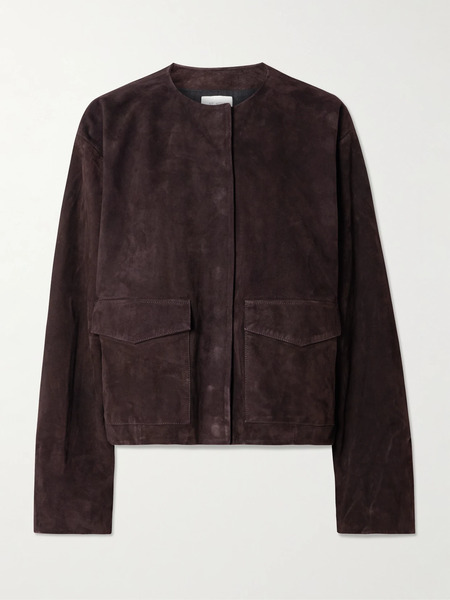  St. Agni St. Agni - Utility Cocoon Suede Jacket - Brown 