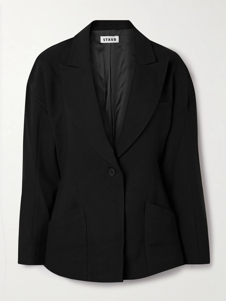  Staud Staud - Cole Woven Blazer - Black 