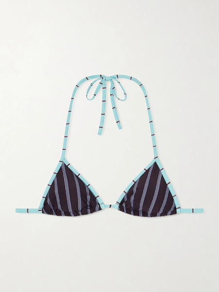  Staud Staud - Lido Triangle Bikini Top - Navy 