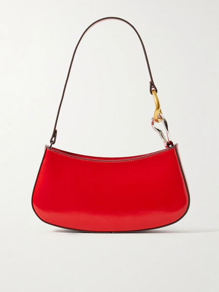  Staud Staud - Ollie Patent-leather Shoulder Bag - Red 