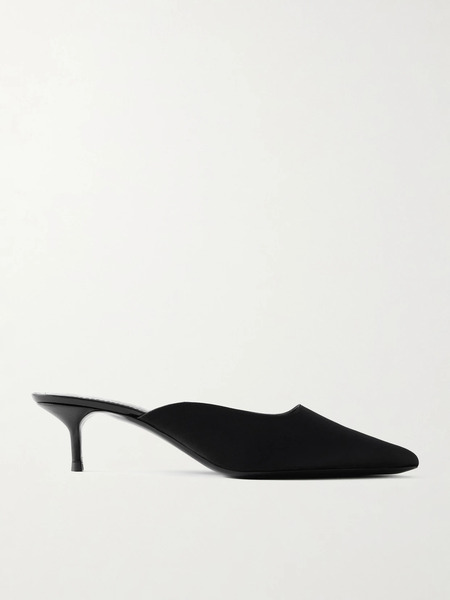  Staud Staud - Sebastian Satin Mules - Black 