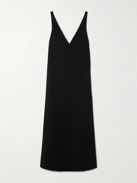  Staud Staud - Zora Crepe-jersey Maxi Dress - Black 