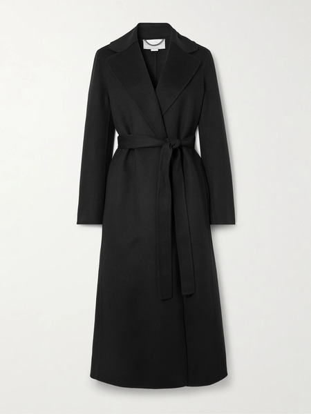  Stella Mccartney Stella Mccartney - Belted Wool Coat - Black 