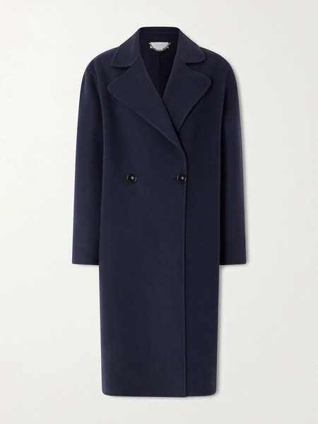  Stella Mccartney Stella Mccartney - Double-breasted Wool Coat - Navy 