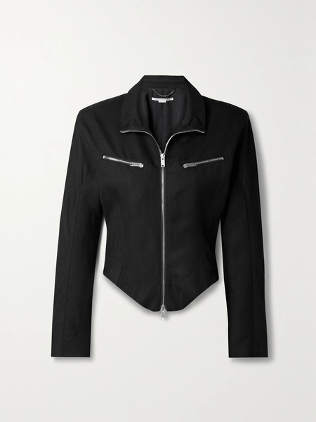  Stella Mccartney Stella Mccartney - Grain De Poudre Jacket - Black 