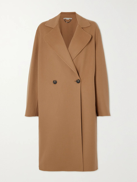  Stella Mccartney Stella Mccartney - Iconic Double-breasted Wool Coat - Camel 