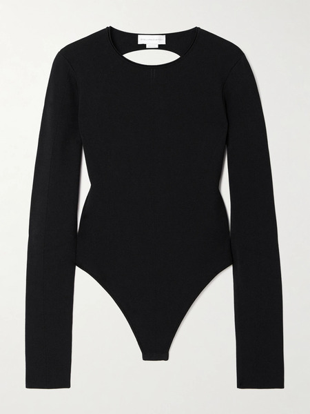  Stella Mccartney Stella Mccartney - Open-back Knitted Bodysuit - Black 