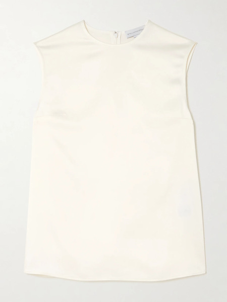  Stella Mccartney Stella Mccartney - Satin Top - Off-white 