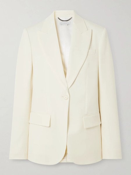 Stella Mccartney Stella Mccartney - Wool-twill Blazer - Cream 