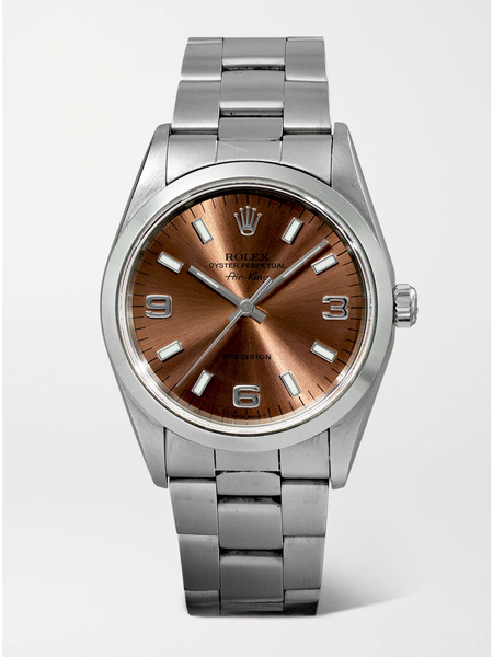  Stephanie Windsor Stephanie Windsor - + Rolex Vintage 1992 Airking 34mm Stainless Steel Watch, Ref. No. 14000 (fits Up To 6.5 Wrist) - Silver 
