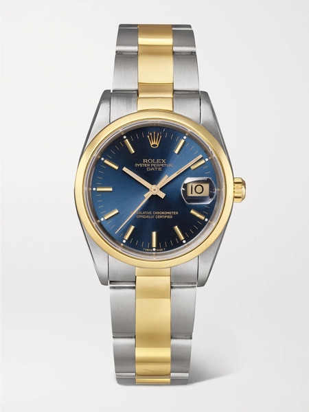  Stephanie Windsor Stephanie Windsor - + Rolex Vintage 1991 Oyster Perpetual Datejust Automatic 34mm 18-karat Gold And Stainless Steel Watch, Ref. No. 15203 - One Size 