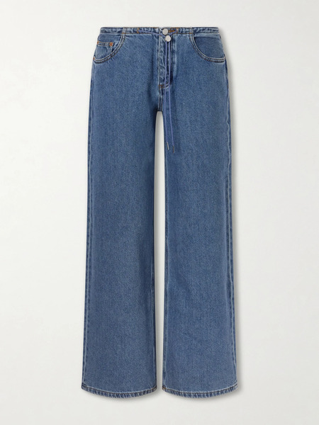  Still Here Still Here - Cool Wide-leg Jeans - Mid Denim 