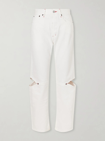  Still Here Still Here - Cowgirl Tapered Jeans - White 