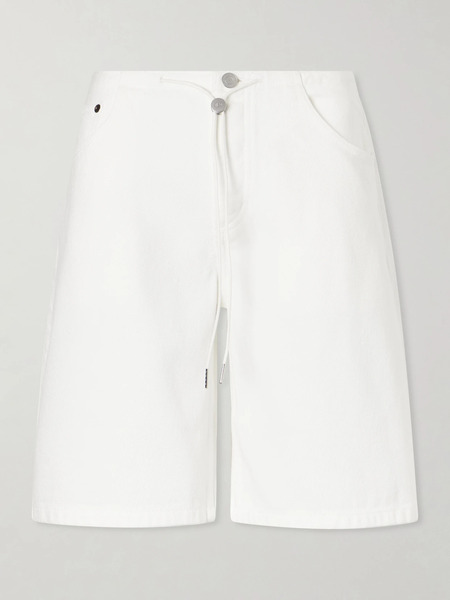  Still Here Still Here - Low-rise Denim Shorts - White 